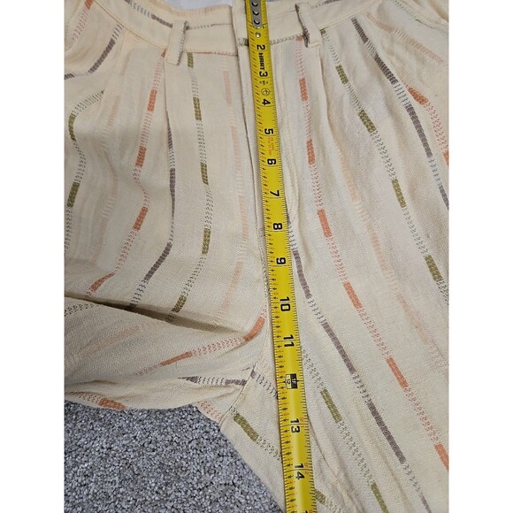 Free People Soft Spirit Trousers Pants Pockets Sand Combo Cream Women’s Size 4 - Picture 8 of 11